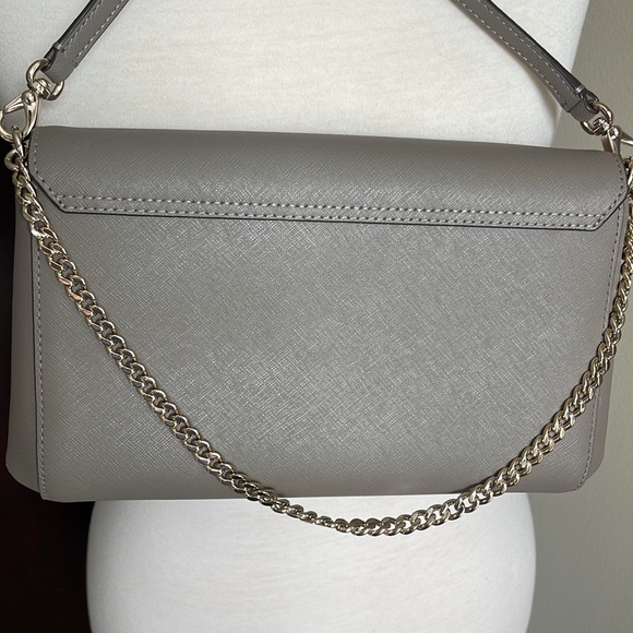 Kate Spade Bag Laurel Way Greer Crossbody grey medium size - Picture 7 of 13